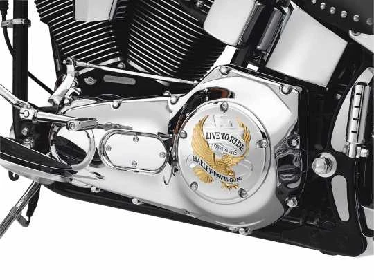 Harley Davidson Derby Deckel Live To Ride Gold 4 Harley Davidson Derby Deckel Live To Ride Gold – Bild 2