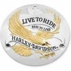 Harley Davidson Derby Deckel Live To Ride Gold -Harley-Davidson-Shop 25391 90t harley