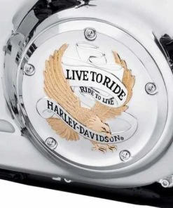 Harley Davidson Live To Ride Derby Deckel Gold&chrom -Harley-Davidson-Shop 25700961 23