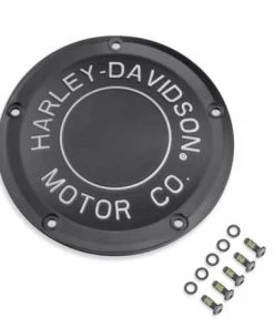 Harley Davidson H-D Motor Co. Derby Deckel Schwarz