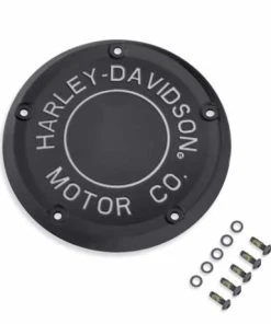 Harley Davidson H-D Motor Co. Derby Deckel Schwarz