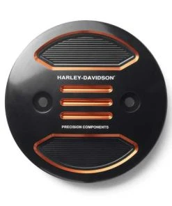 Harley Davidson Adversary Alternator Plug Cover Schwarz/orange