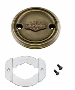 Harley Davidson Brass Medaillon Rechte Seite