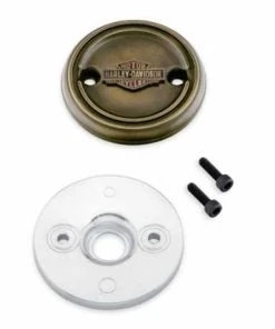 Harley Davidson Brass Medaillon Linke Seite
