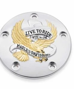 Harley Davidson Timer Deckel Live To Ride Gold