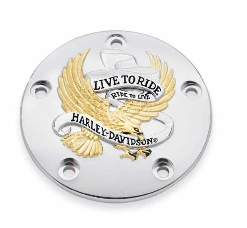 Harley Davidson Timer Deckel Live To Ride Gold 3 Harley Davidson Timer Deckel Live To Ride Gold