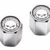 Harley Davidson Ventilkappen Skull Schwarz / Weiss & Chrom 1 Harley Davidson Ventilkappen Skull Schwarz / Weiss & Chrom -Harley-Davidson-Shop 41171 03 large 110