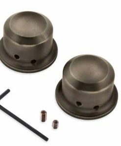 Harley Davidson Brass / Messing Achsmutter Cover Vorne