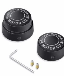 Harley Davidson H-D Motor Co. Achscover Hinten Schwarz