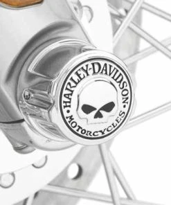 Harley Davidson Mutternkappen Für Vorderachse Willie G Skull Chrom -Harley-Davidson-Shop 43163 08a 2