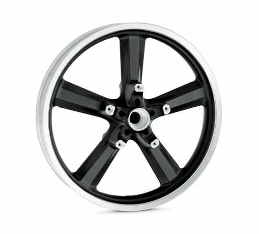 Harley Davidson 5-Speichen-Aluminiumguss-Rad 19" Vorn 3 Harley Davidson 5-Speichen-Aluminiumguss-Rad 19" Vorn
