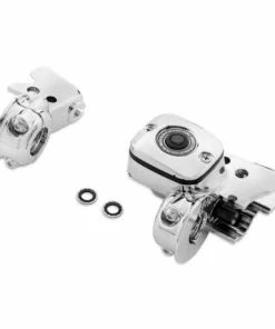 Harley Davidson Kupplungshalter & Hauptbremszylinder Reservoir Chrom