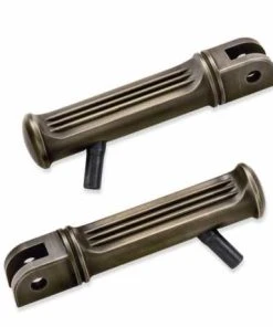 Harley Davidson Brass / Messing Fahrer Fußrasten Mit Verschleißstück