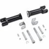 Harley Davidson Sozius Fußrastenhalter Kit Schwarz