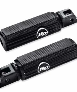 Harley Davidson Defiance Fahrer Fußrasten Schwarz