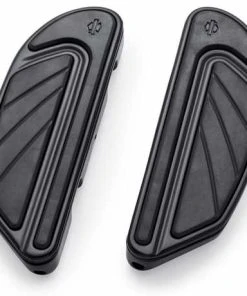 Harley Davidson Airflow Sozius Trittbretter Schwarz