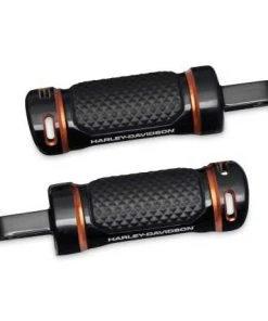 Harley-Davidson-Shop 34 Harley Davidson Adversary Soziusfußrasten Schwarz/orange