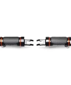 Harley Davidson Adversary Fahrer Fußrasten Schwarz