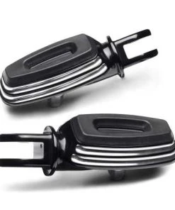 Harley Davidson Empire Fahrer Fußrasten Schwarz Cut