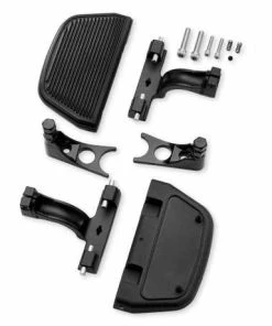 Harley Davidson Soziustrittbrett & Montagekit Schwarz
