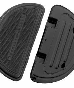 Harley Davidson Half-Moon Sozius Trittbrettwannen Schwarz