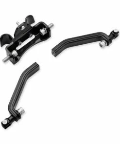 Harley Davidson Einstellbarer Whiskers Highway Bügel, Schwarz