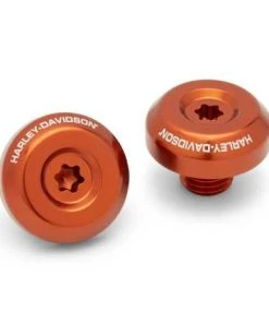 Harley Davidson Adversary Griff Endkappen Orange