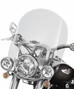 Harley Davidson Abnehmbare King-Size Nostalgic Windschutzscheibe 18" Leicht Getönt