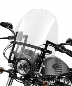 Harley Davidson Abnehmbare Kompakt-Windschutzscheibe 19" Klar & Schwarze Streben -Harley-Davidson-Shop 57400318 2 harley2