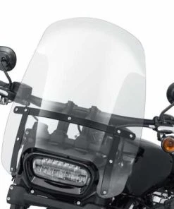 Harley Davidson Wind Splitter Abnehmbares Compact Windschild 19" Klar & Schwarz -Harley-Davidson-Shop 57400324 2