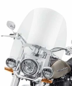 Harley Davidson King-Size Nostalgic Abnehmbares Windschild 21" Klar & Poliert -Harley-Davidson-Shop 57400329 2