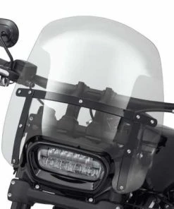 Harley Davidson Wind Splitter Compact Abnehmbares Windschild 15" Leicht Getönt & Schwarz -Harley-Davidson-Shop 57400330 2