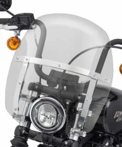 Harley Davidson Wind Splitter Quick-Release Compact Windschild 14" Leicht Getönt & Poliert -Harley-Davidson-Shop 57400331 2