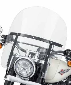 Harley Davidson King-Size Abnehmbares Windschild 18" Klar & Schwarz -Harley-Davidson-Shop 57400335 2
