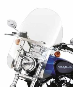 Harley Davidson Abnehmbare Kompakt-Windschutzscheibe 18" Klar & Polierte Streben -Harley-Davidson-Shop 58063 04 2 harley1