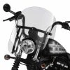 Harley Davidson Abnehmbare Kompakt-Windschutzscheibe 14" Leicht Getönt & Schwarze Streben -Harley-Davidson-Shop 58703 09 harley