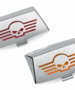 Harley Davidson Fenderspitzen-Kit Mit Glaseinsatz Und Skull Logo