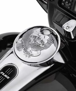 Harley Davidson Live To Ride Tankkonsolenklappe Chrom -Harley-Davidson-Shop 61300049 2 harley1