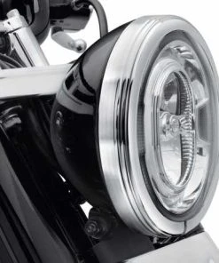 Harley Davidson Defiance Scheinwerfer Zierring 7" Chrom -Harley-Davidson-Shop 61400432 23
