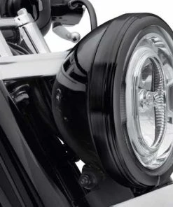 Harley Davidson Defiance Scheinwerfer Zierring 7" Schwarz -Harley-Davidson-Shop 61400434 21