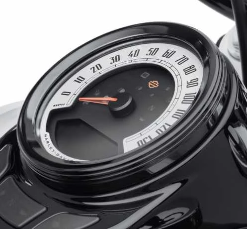 Harley Davidson Defiance Instrumenten Zierring 4" Schwarz 4 Harley Davidson Defiance Instrumenten Zierring 4" Schwarz – Bild 2