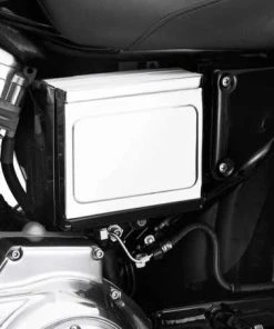 Harley Davidson Batterieseitenabdeckung Chrom -Harley-Davidson-Shop 66718 01 harley21