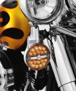 Harley Davidson LED-Blinker Mit Flachem Glas Vorn, Getönt Mit Bar & Shield 7 Harley Davidson LED-Blinker Mit Flachem Glas Vorn, Getönt Mit Bar & Shield -Harley-Davidson-Shop 68435 10 2 harley2