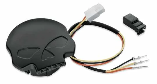 Harley Davidson Tankanzeige Willie G Skull LED Schwarz 3 Harley Davidson Tankanzeige Willie G Skull LED Schwarz