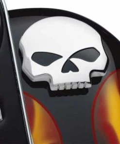 Harley Davidson Tankdeckel Skull Chrom -Harley-Davidson-Shop 75097 05 23