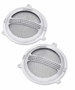 Harley Davidson Defiance Batwing Fairing Lautsprecher-Verzierung Chrom