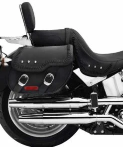 Harley-Davidson-Shop 21 Harley Davidson Leder-Satteltaschen Im Fat Boy Style