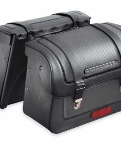 Harley Davidson Abnehmbare Satteltaschen Vinyl Schwarz
