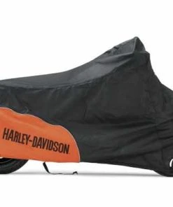 Harley Davidson Motorradplane Für Innen, Orange & Schwarz