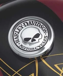 Harley Davidson Tankdeckel-Medaillon Willie G Skull -Harley-Davidson-Shop 99670 04 harley2